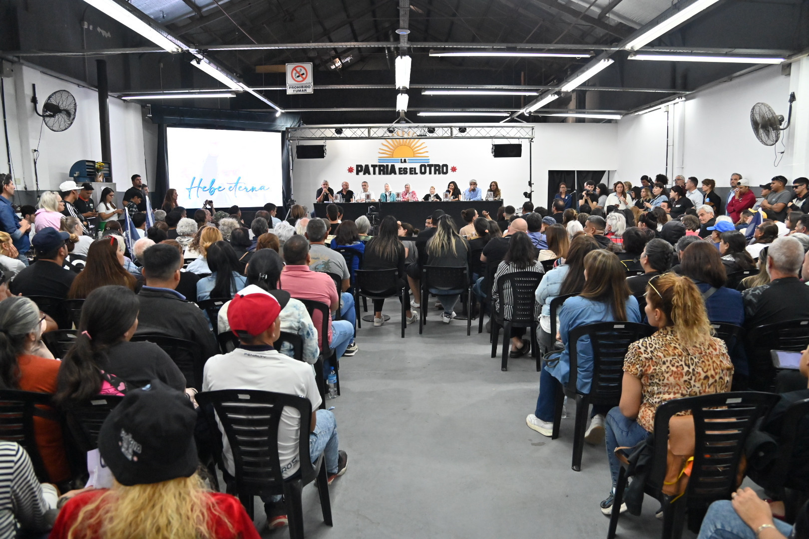 Imagen de Homenaje a Hebe en la sede provincial de LPEO